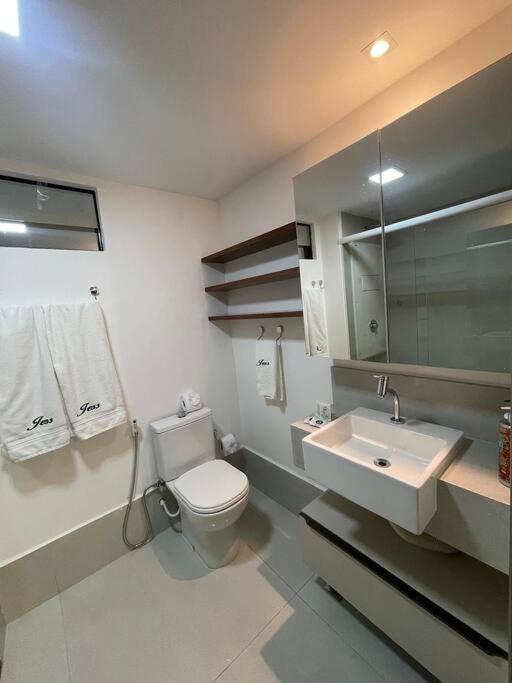Flat Beira-Mar Luxo - 2 Fortune By Jess Joao Pessoa Luaran gambar