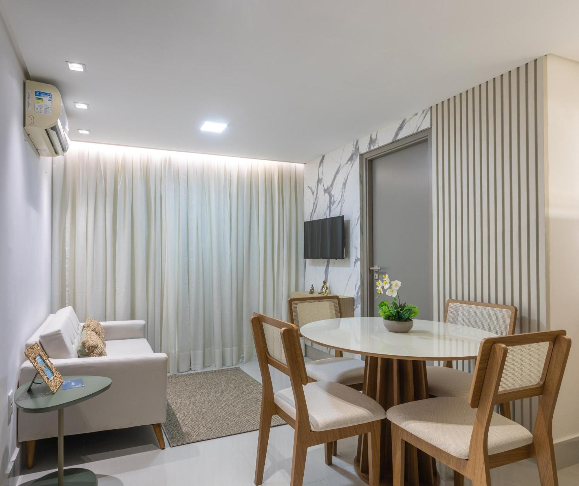 Flat Beira-Mar Luxo - 2 Fortune By Jess Joao Pessoa Luaran gambar